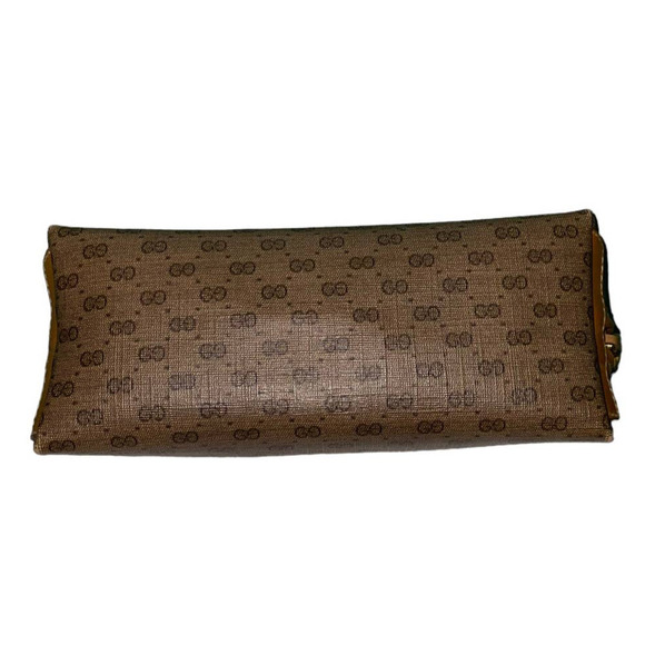 Gucci Vintage Brown GG Guccissima Canvas Medium Cosmetic Case Clutch - Picture 7 of 16